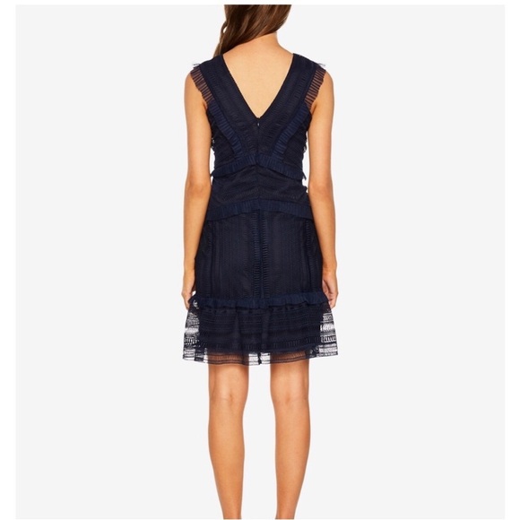 Bardot Kristen Ruffle Lace Sheath Dress - Picture 2 of 13